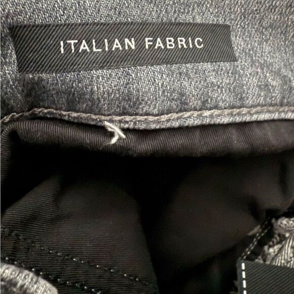 7 For All Mankind Gray Slim Straight Jeans STRETCH TEK SLIMMY IN AMPERSAND 31 - Picture 6 of 15